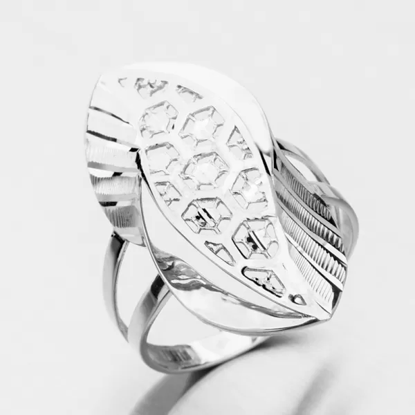 Prsteň z bieleho zlata 116P-111651