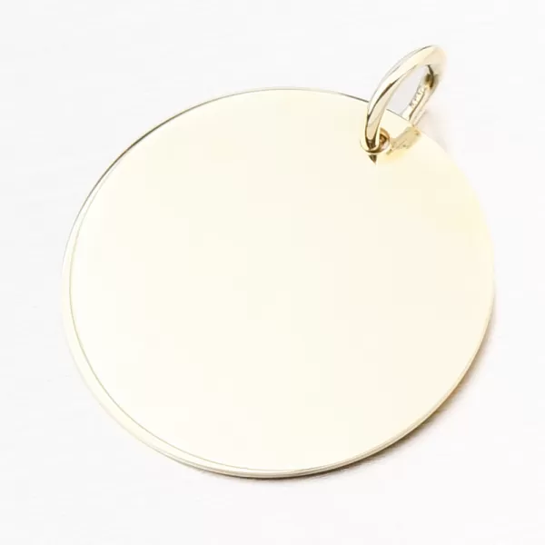 Zlatý okrúhly prívesok 53p-373-zl