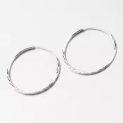 Strieborné kruhy UCST-122097/30N