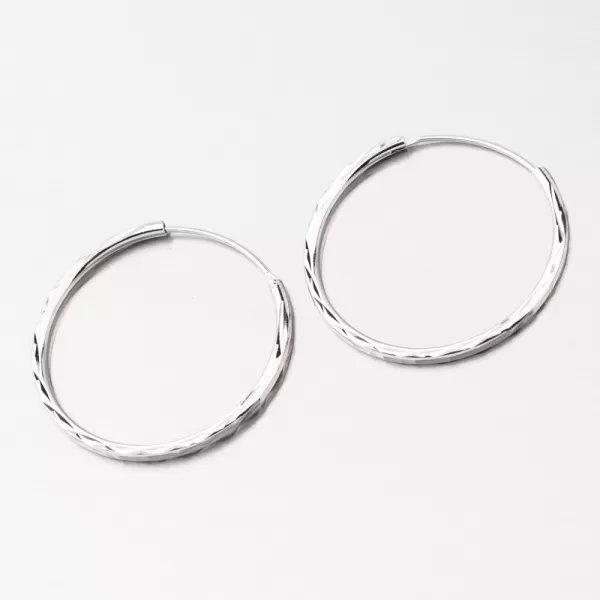 Strieborné kruhy UCST-122097/30N