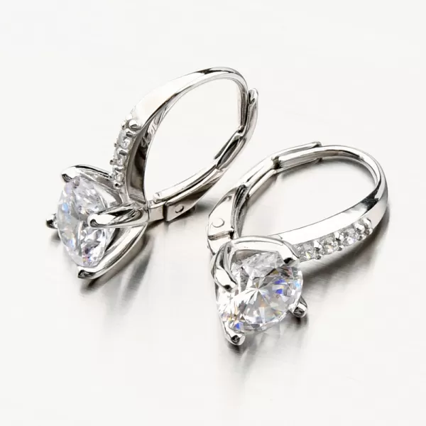 Strieborné náušnice so zirkónmi PKL-2153