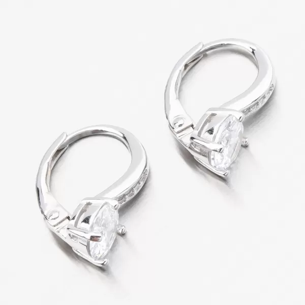 Strieborné náušnice so zirkónmi PKL-2278