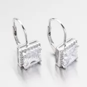 Strieborné náušnice so zirkónmi PKL-2279