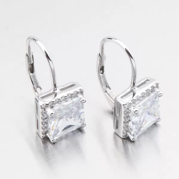 Strieborné náušnice so zirkónmi PKL-2279