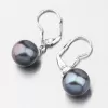 Perlové náušnice 52GZ-3019-B-Black