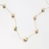 Zlatý náhrdelník s guličkami GCA15-010