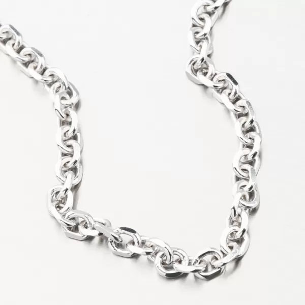 Strieborný facetovaný náramok Anker CHRS-19-120-D/C