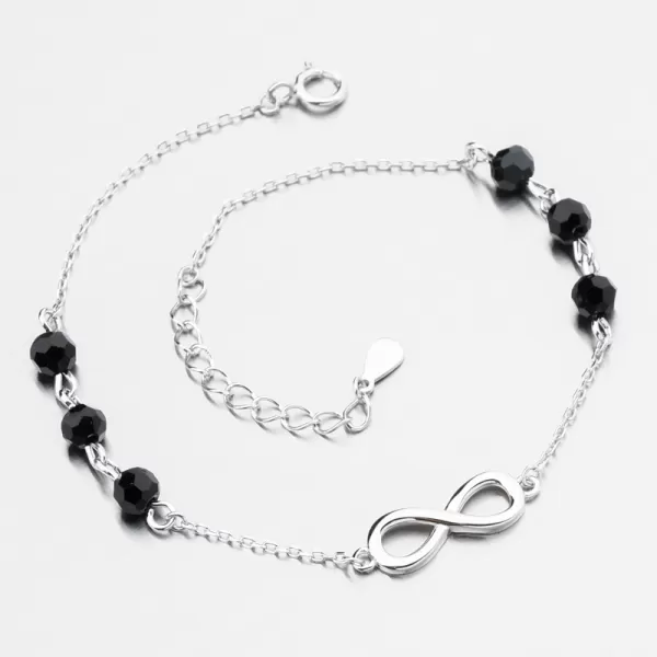 Strieborný náramok s nekonečnými loptičkami PKL-4042