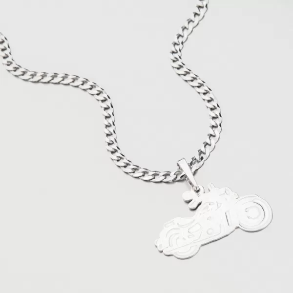 Strieborný prívesok motorka PAMŠ-131790-V-Ag