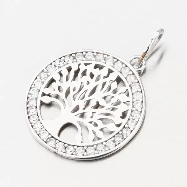 Prívesok z bieleho zlata strom života 53GZZ-5031-B