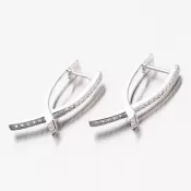 Náušnice so zirkónmi PKL-2208