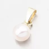 Zlatý prívesok s Pearl 352p-130099