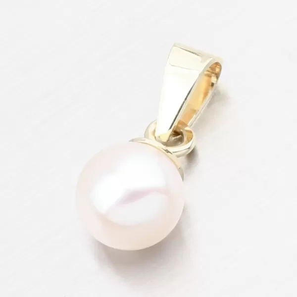 Zlatý prívesok s Pearl 352p-130099