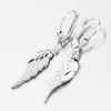 Visiace náušnice z bieleho zlata anjelské krídla GCA12-002