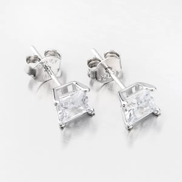 Strieborné náušnice kôstky so zirkónom UPST-122554