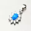 Strieborný prívesok s modrým opálom PKL-3121