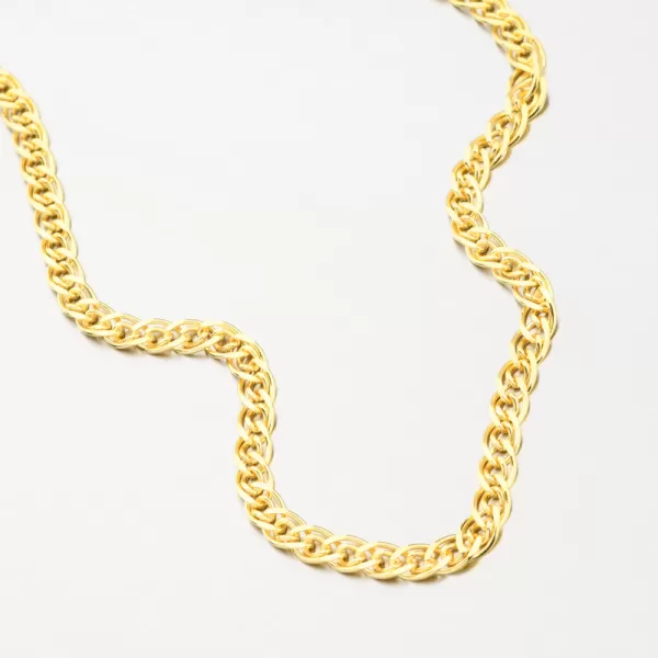 Strieborná pozlátená retiazka Grand CHRS-NONNA-080-AU