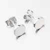 Strieborné náušnice kôstky UPST-121956-Rh