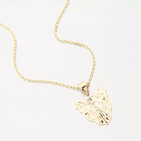 Zlatý prívesok hlava tigra PKL23-006