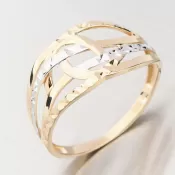 Dámsky prsteň zlatý 585 GCA11-003