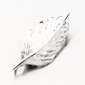 Strieborná brošňa list PKL-6013
