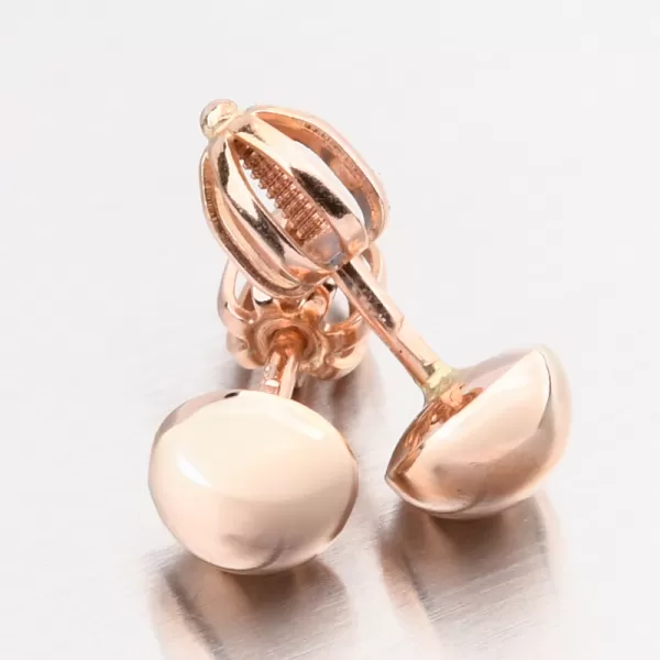 Náušnice ružového zlata ružového DZ5006CV