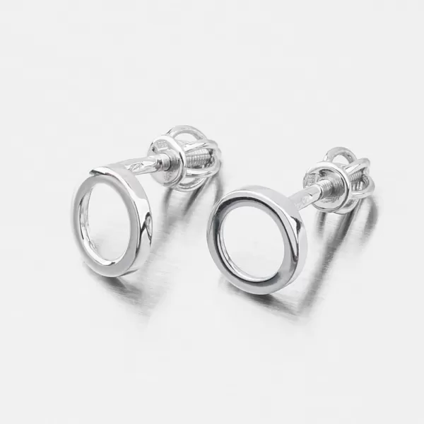 Kôstky z bieleho zlata 668P-120572