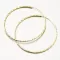 Strieborné pozlátené náušnice kruhy PKL-2163