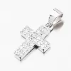 Strieborný kríž so zirkónmi HST-13287