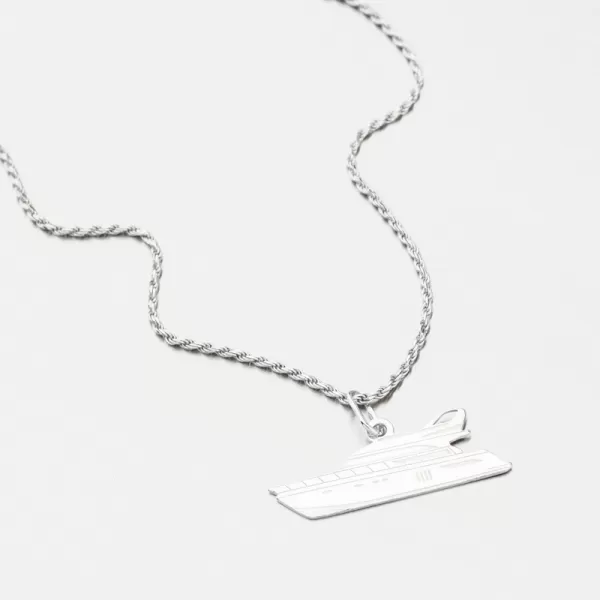 Strieborný prívesok loď PAMŠ-130731-Ag