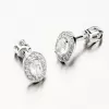 Dámske náušnice biele zlato 585 zirkón 52GZ-8049B-ZIR-SR