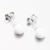 Strieborné náušnice kôstky s bielym opálom UPST-121736-6