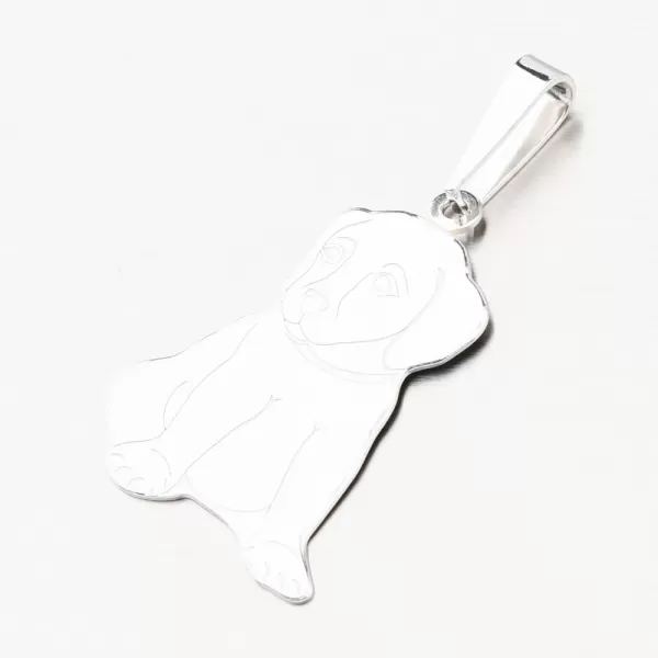 Strieborný prívesok pes PAMŠ-130446-Ag