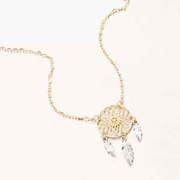 Zlatý náramok lapač snov 144P-141277