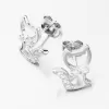 Strieborné náušnice kôstky mačička UPST-122577