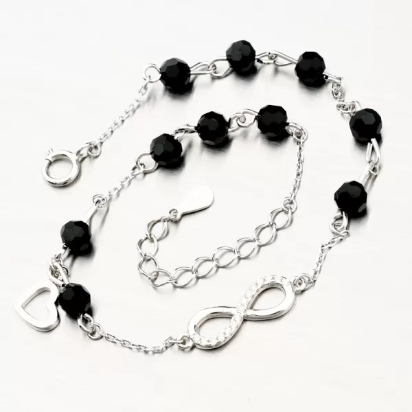 Strieborný náramok nekonečno PKL-4009