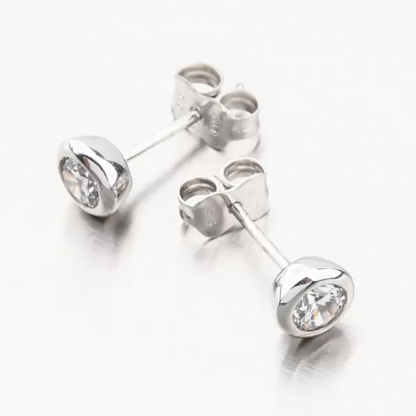 Kôstky z bieleho zlata 148P-121808