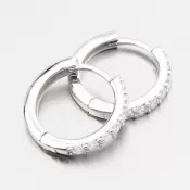 Strieborné kruhy so zirkónmi PKL-2277