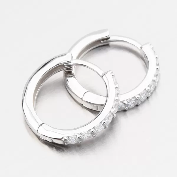 Strieborné kruhy so zirkónmi PKL-2277
