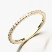 Zlatý prsteň so zirkónmi 71SKL-4438-ZL