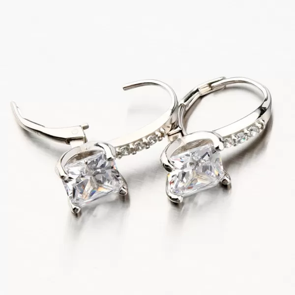 Strieborné náušnice so zirkónmi PKL-2131