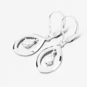 Visiace náušnice so zirkónmi PKL-2224