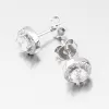 Strieborné náušnice kôstky so zirkónmi UPST-121191