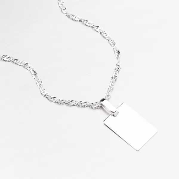 Pendant bieleho zlata 53p-374-B