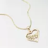 Zlatý prívesok srdca a noty GCA13-015