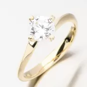 Zlatý dámsky prsteň DZF 4700-ZL-ZIR