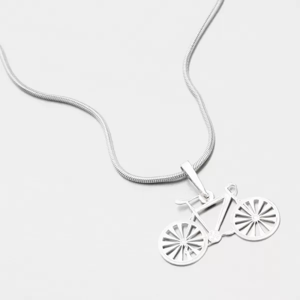 Strieborný prívesok bicykel PAMŠ-130388-Ag