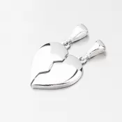 Zlatý prívesok rozpolená srdce GCA13-019