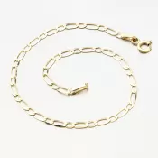 Zlatý náramok Figaro 44-1006