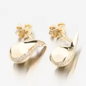 Zlaté nugety so zirkónmi 12R-751